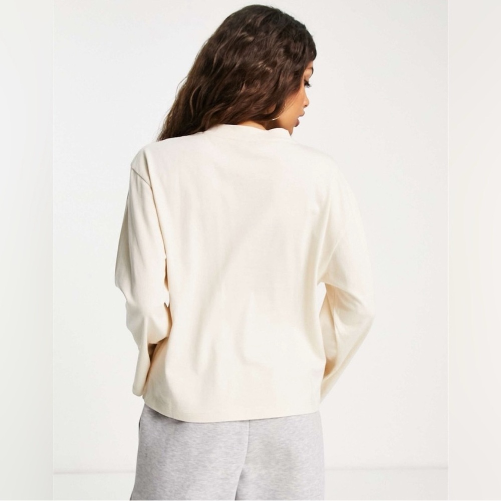 A New Day | Women’s Cream Micro Fleece Mock Neck Super Soft Sweater Size 1X - Picture 3 of 9